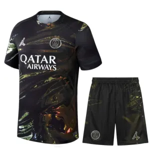 Camiseta PSG Conjunto Infantil Noche Jordan 2025/26 2 Estrellas