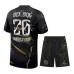 Camiseta PSG Conjunto Infantil Noche Jordan 2025/26 2 Estrellas Campeón Europeo