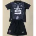 Terza maglia e pantaloncini per bambini di Rennes 2024/25 - Nero