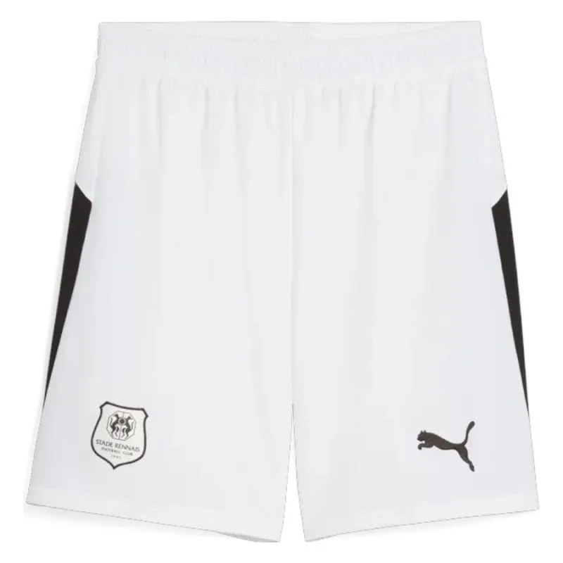 Rennes 2025/26 Auswärts Kindertrikot + Shorts - Weiß