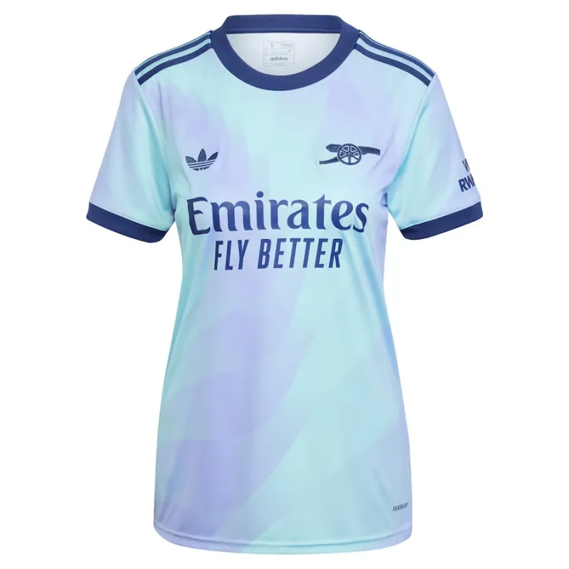 Arsenal 2024/25 Women's Third Jersey - Fan Version (Aqua)