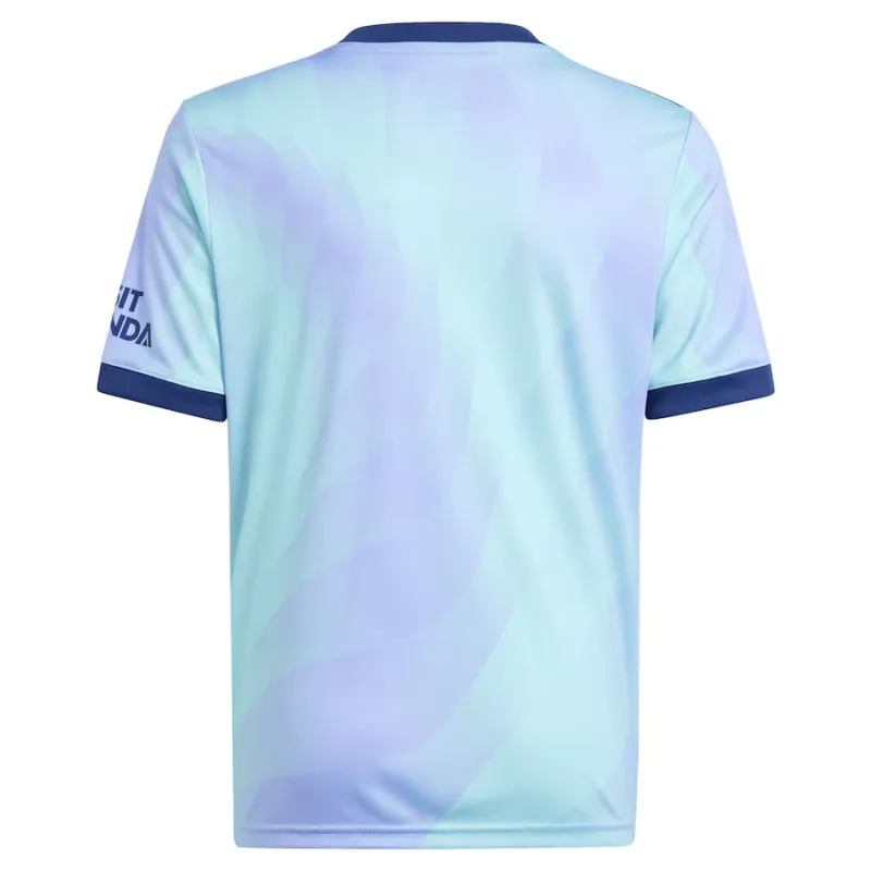 Arsenal 2024/25 Kids' Third Jersey - Fan Version (Aqua)
