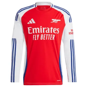 Arsenal 2024/25 Home Long Sleeve Replica Jersey - Red