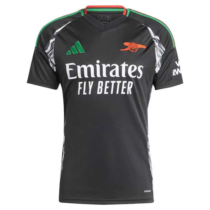 Maillot de replique extérieur d'Arsenal Ødegaard 2024/25 - Noir