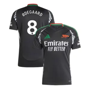 Ødegaard Arsenal 2024/25 Away Replica Jersey - Black