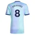 Ødegaard Arsenal 2024/25 Third Replica Jersey - Sky Blue