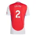 SALIBA Arsenal 2024/25 Kids' Home Replica Jersey - Red