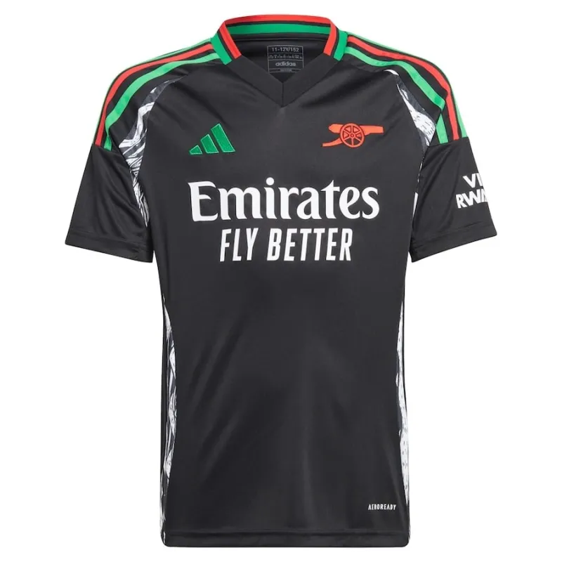 Ødegaard Arsenal 2024/25 Kids' Away Replica Jersey - Black
