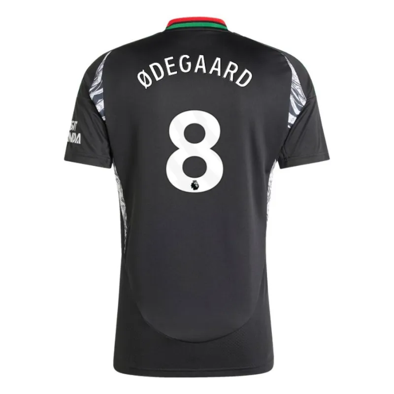 Ødegaard Arsenal 2024/25 Kids' Away Replica Jersey - Black
