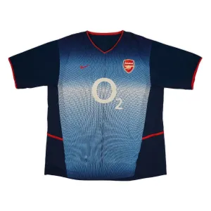 Arsenal 2002/2004 Away Jersey - Blue