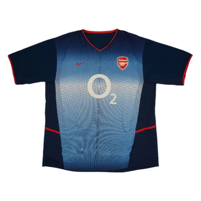 Maillot d'extérieur Arsenal 2002/2004 - Bleu