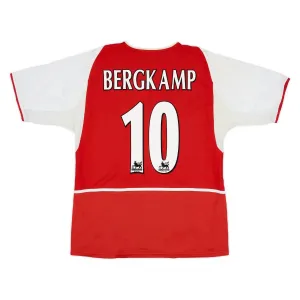 Bergkamp Arsenal 2000/2002 Home Jersey - Red