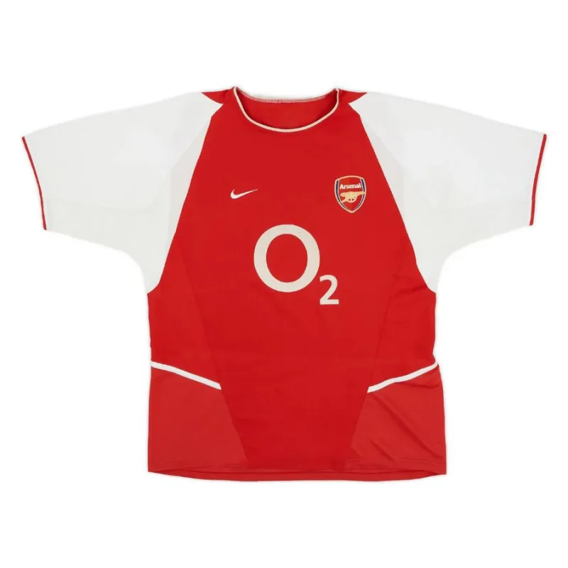 Bergkamp Arsenal 2002/2004 Home Jersey - Red