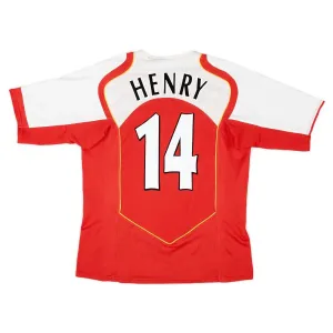 Henry Arsenal 2004/2005 Home Jersey - Red