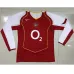 Maillot rétro domicile à manches longues Arsenal 2004/05 - Rouge