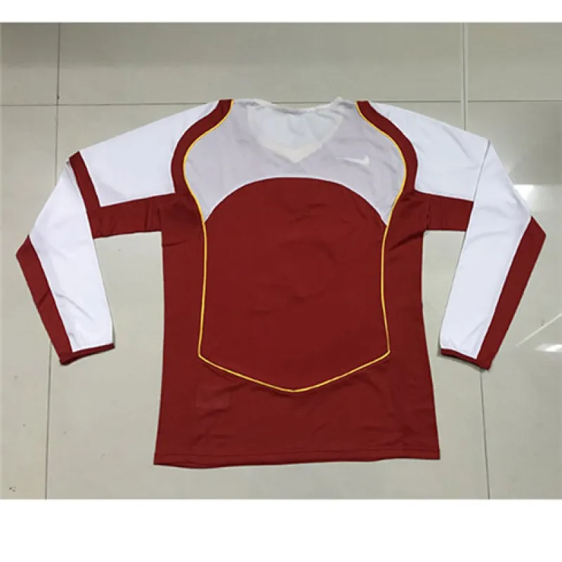 Maillot rétro domicile à manches longues Arsenal 2004/05 - Rouge