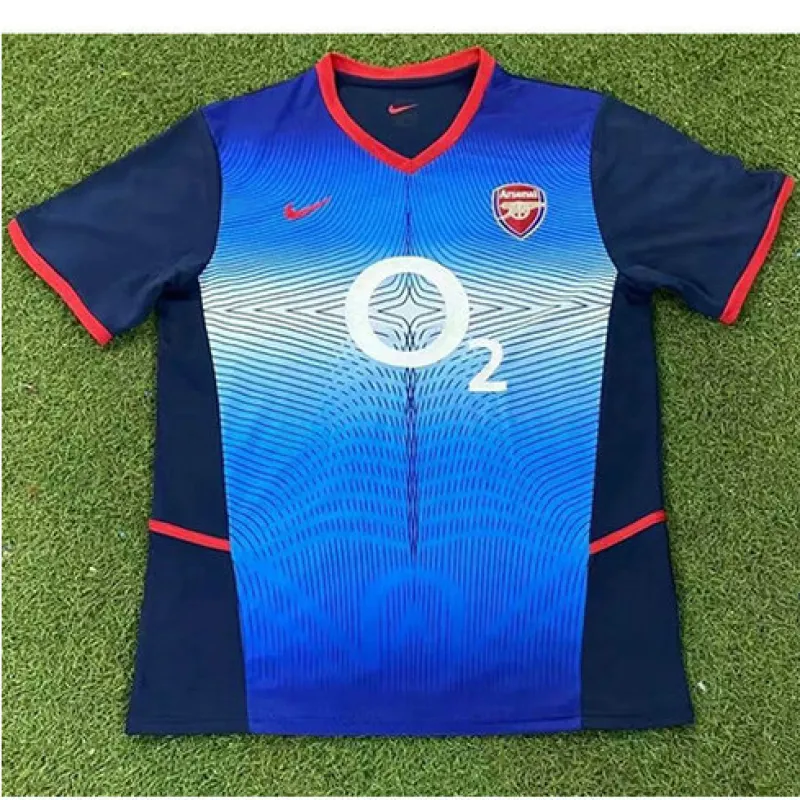 Arsenal 2002/04 Auswärtstrikot - Blau