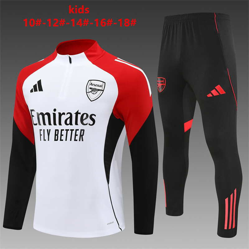 Arsenal 2025/26 Ensemble Sport Enfant Blanc