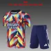 Arsenal 2025/26 set allenamento bambino rosso giallo