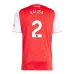 Arsenal SALIBA 2025/26 Home Jersey - Red