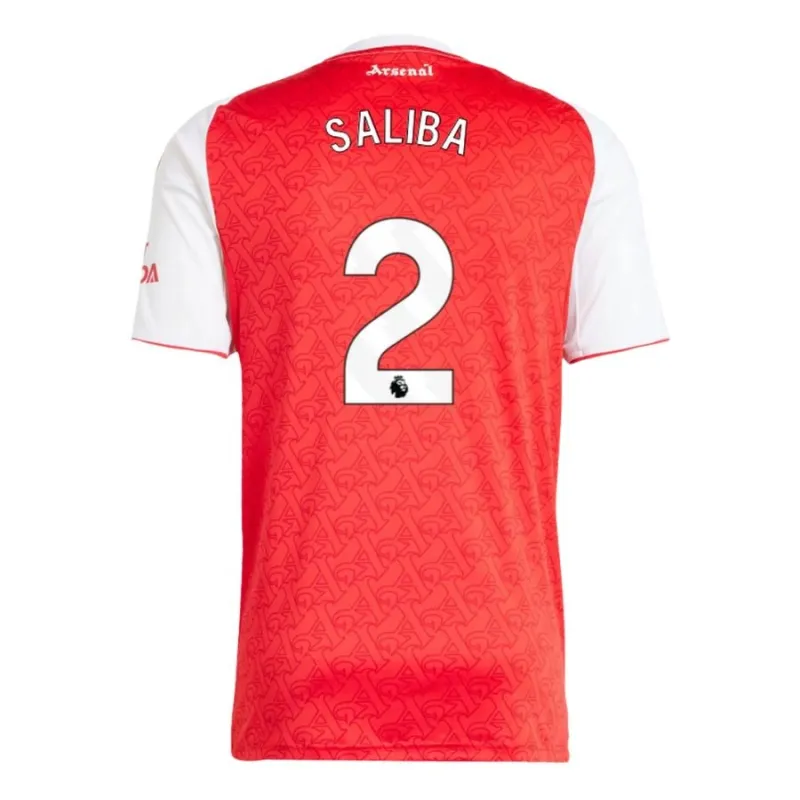 Arsenal SALIBA Kids' Kit 2025/26 Home - Red