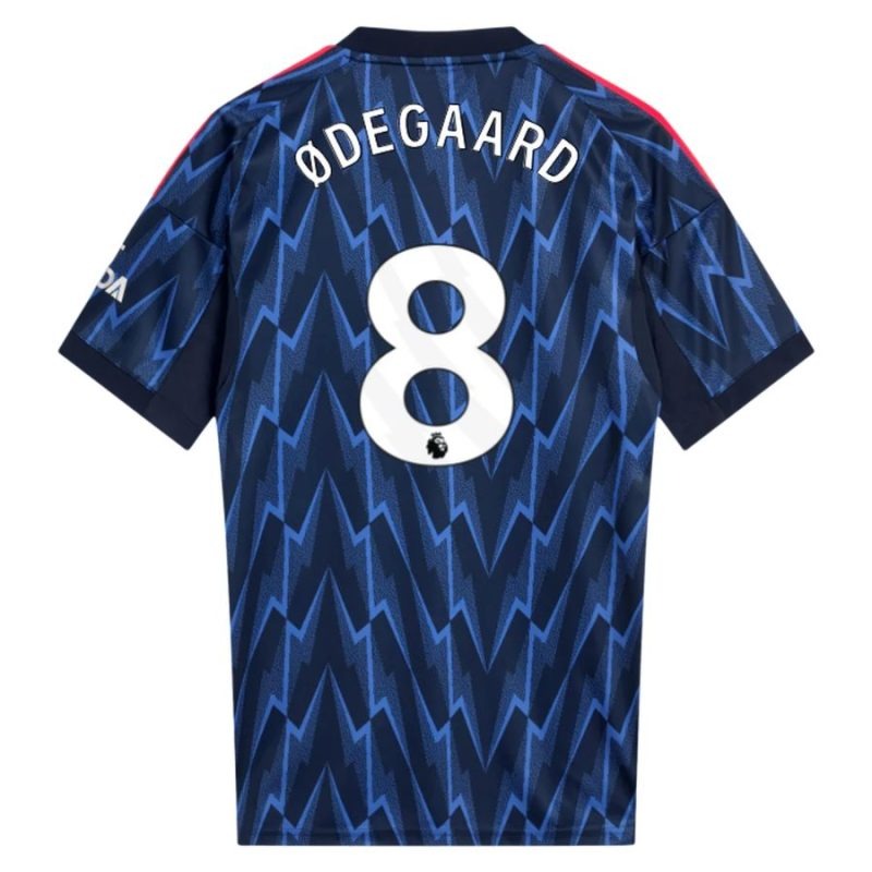 Arsenal ØDEGAARD 2025/26 Away Kids' Jersey Set - Blue