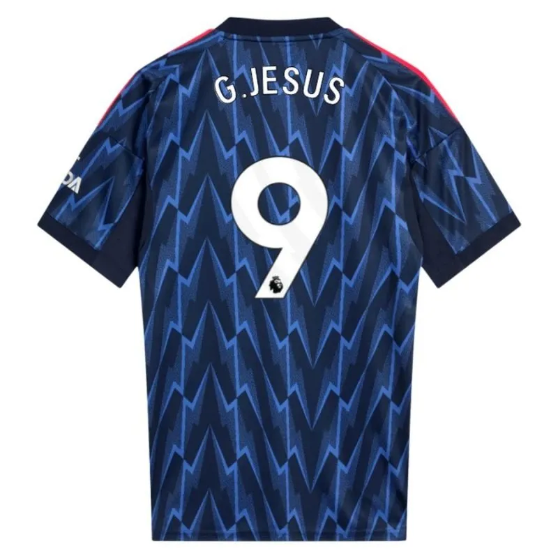 Arsenal G.JESUS 2025/26 Auswärts-Kinder-Trikot-Set - Blau
