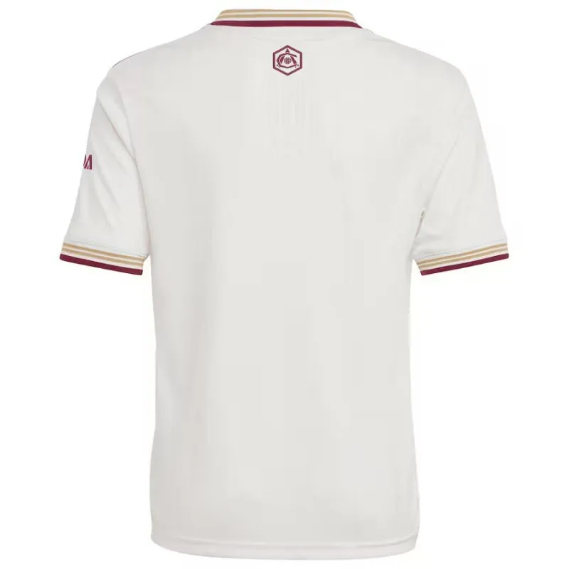 Arsenal 2025/26 Maglia terziaria per bambini - Bianca