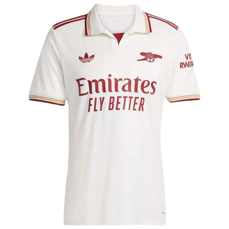 Arsenal SALIBA 2025/26 Third Kids' Jersey Set - White