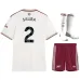 Arsenal SALIBA 2025/26 Third Kids' Jersey Set - White