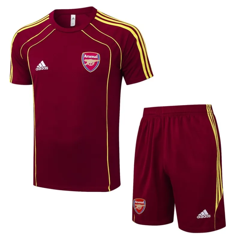 Maillot d'entraînement + short Arsenal 2025/26 - Rouge