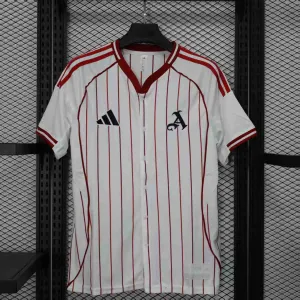 Arsenal 2025/26 Baseball Edition Player Jersey - White