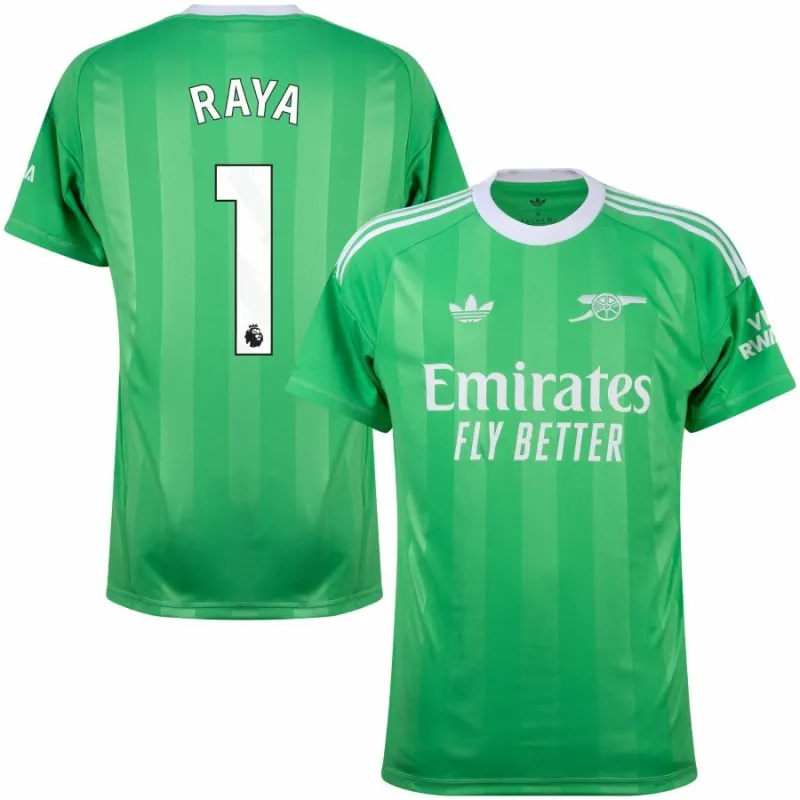 Arsenal Raya 2025/26 Third Goalkeeper Jersey Green