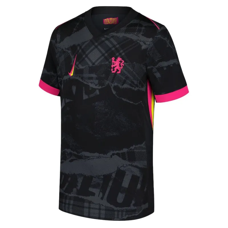Chelsea 2024/25 Drittes Kinder-Trikot - Schwarz