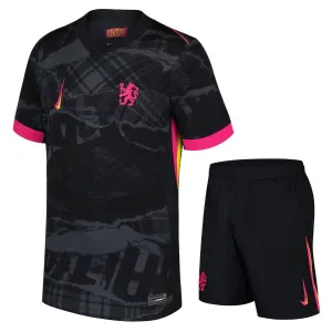 Chelsea 2024/25 Drittes Kinder-Trikot-Set - Schwarz