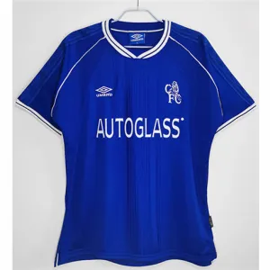 Maillot rétro de domicile de Chelsea 1999 - 2001 - Bleu