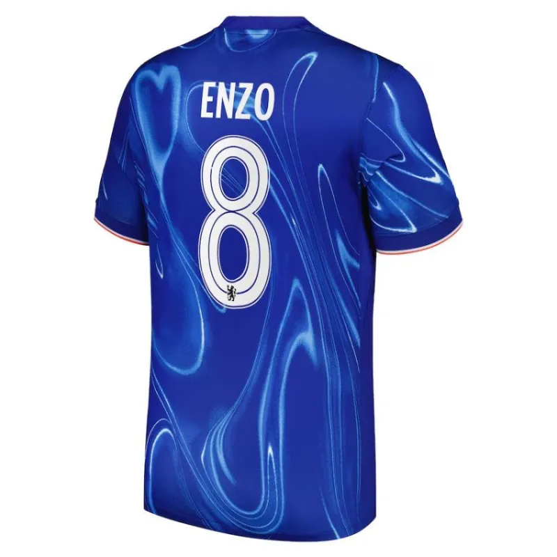 Le maillot de domicile de Chelsea 2024/25 d'Enzo - Bleu