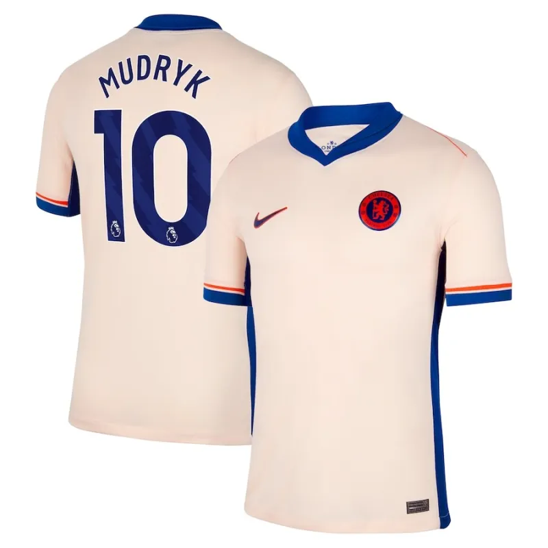 Le maillot d'extérieur de Chelsea 2024/25 de Mudryk - Orange clair