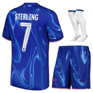 Sterlings Chelsea 2024/25 Heimkinderjersey - Set - Blau