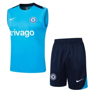 Gilet + Calzoni corti di Chelsea 2024/25 - Blu chiaro