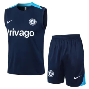 Gilet + Calzoni corti di Chelsea 2024/25 - Blu scuro