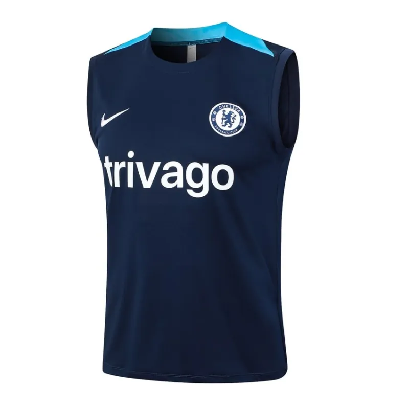 Chelsea 2024/25 Weste + Shorts - Navyblau