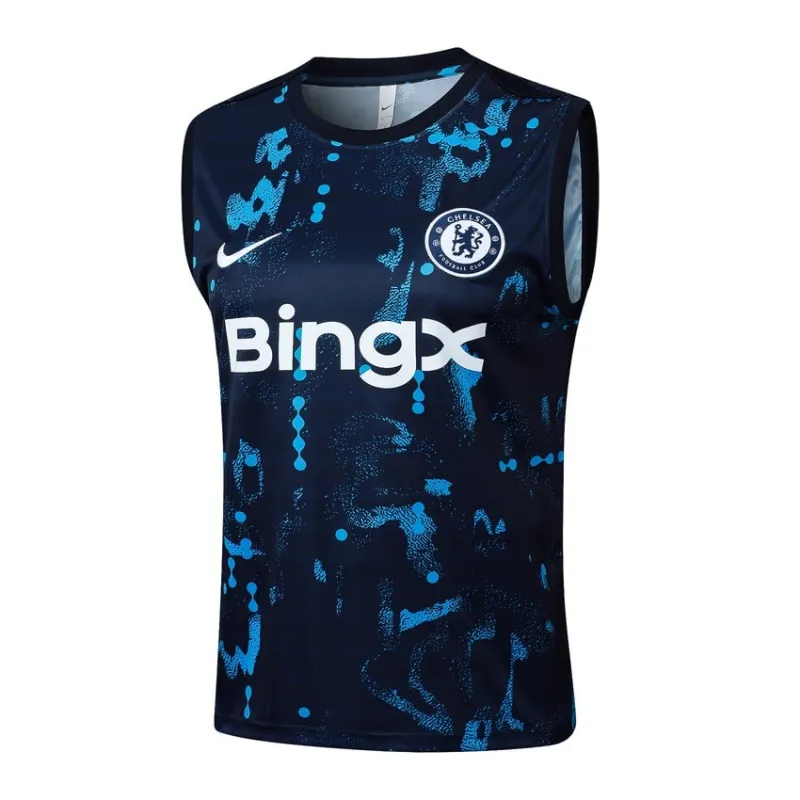 Chelsea 2024/25 Weste und Shorts - Blaues Muster