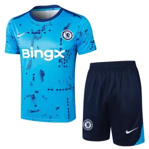 Costume d'allenamento + pantaloncini di Chelsea 2024/25 - blu celeste