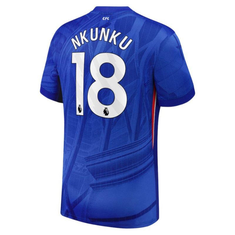 Set di maglia bambini in casa del Chelsea NKUNKU 2025/26 - Blu