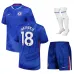 Set di maglia bambini in casa del Chelsea NKUNKU 2025/26 - Blu