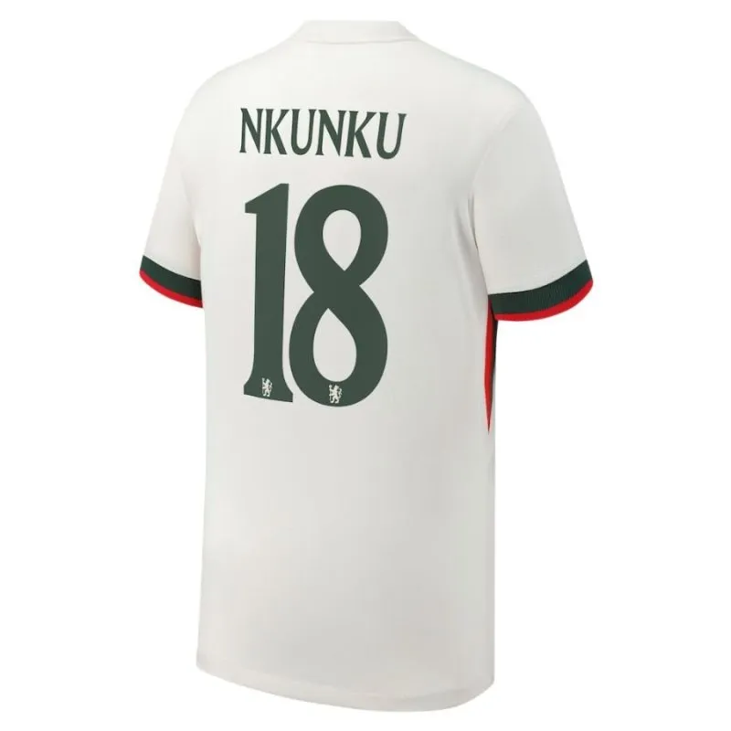 Chelsea NKUNKU 2025/26 Away Jersey - White