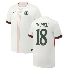 Chelsea NKUNKU 2025/26 Auswärtstrikot - Weiß