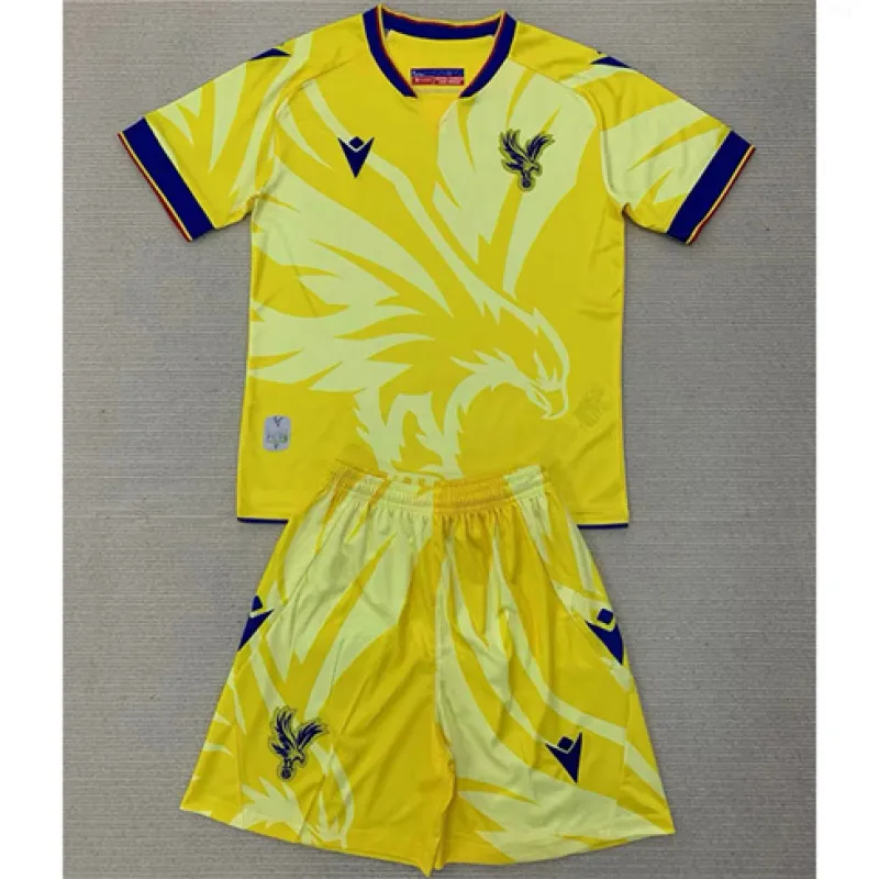 Maillot d'enfant extérieur de Crystal Palace 2024/25 - Jaune