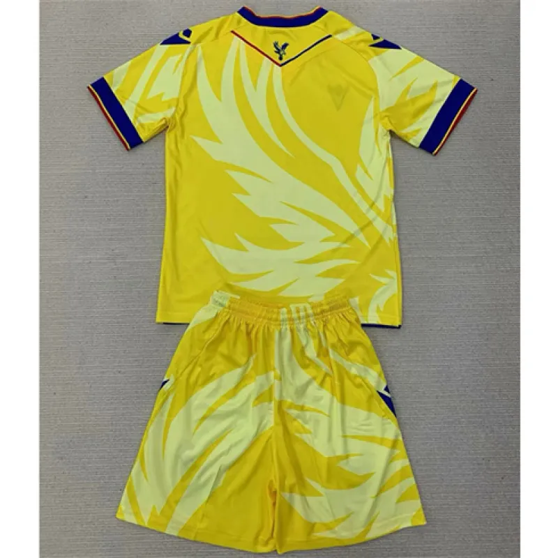 Maillot d'enfant extérieur de Crystal Palace 2024/25 - Jaune